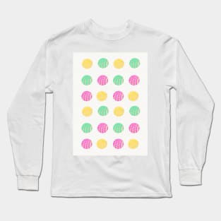 Fun Mexican conchas design Long Sleeve T-Shirt